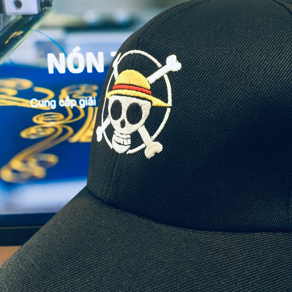 Nón kết thêu logo One Piece - Mũ lưỡi trai AZ MT110