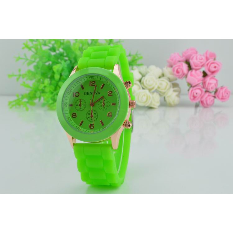 [Mã FAMAYFA2 giảm 10K đơn 50K] [GIÁ SỈ] ĐỒNG HỒ NAM NỮ DÂY CAO SU GENEVA NHIỀU MÀU CỰC ĐẸP | BigBuy360 - bigbuy360.vn