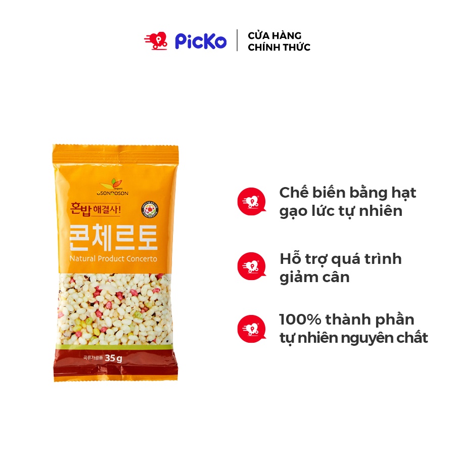 Ngũ cốc giảm cân dinh dưỡng sữa chua ăn sáng cho bé Hàn Quốc Osondoson thành phần tự nhiên nguyên chất (1 gói lẻ) PICKO