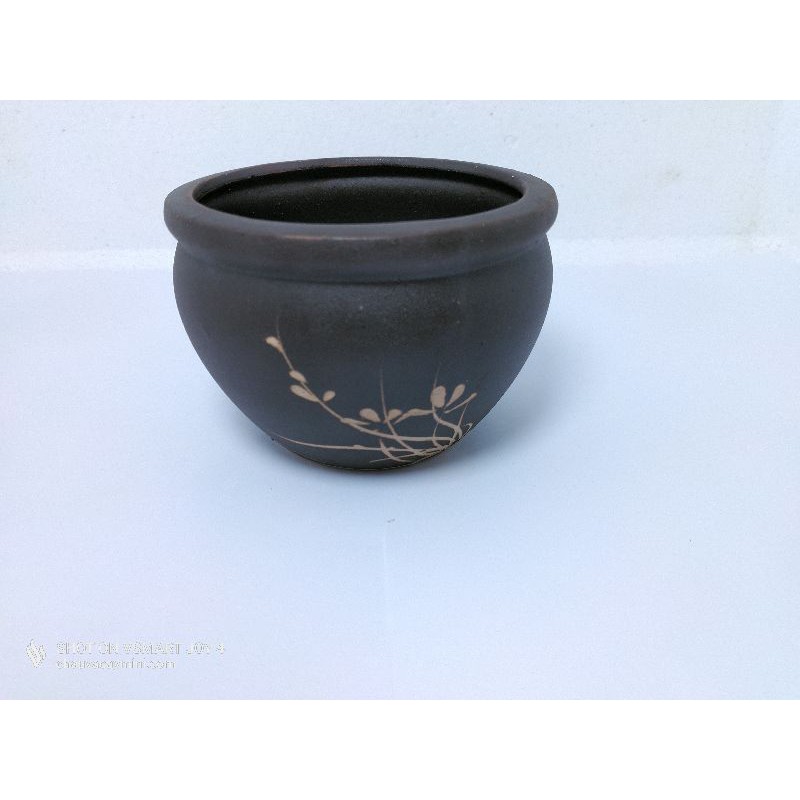 Chậu bonsai mini tròn, chậu cây để bàn