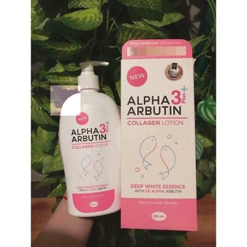 SỮA DƯỠNG THỂ KÍCH TRẮNG BODY ALPHA ARBUTIN 3+ 500ml THÁIland