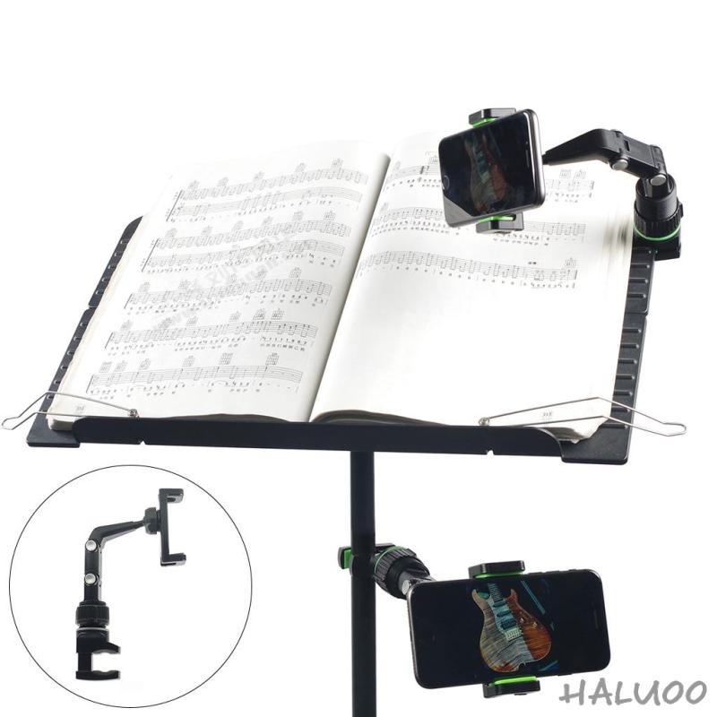 Guitar Head Clip Mic Stand Phone Holder Guitar Headstock Neck Clamp for