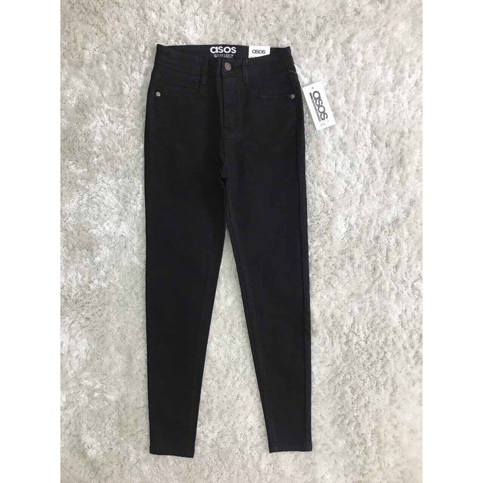 QUẦN JEAN SKINNY ASOS CẠP CAO 9 TẤC