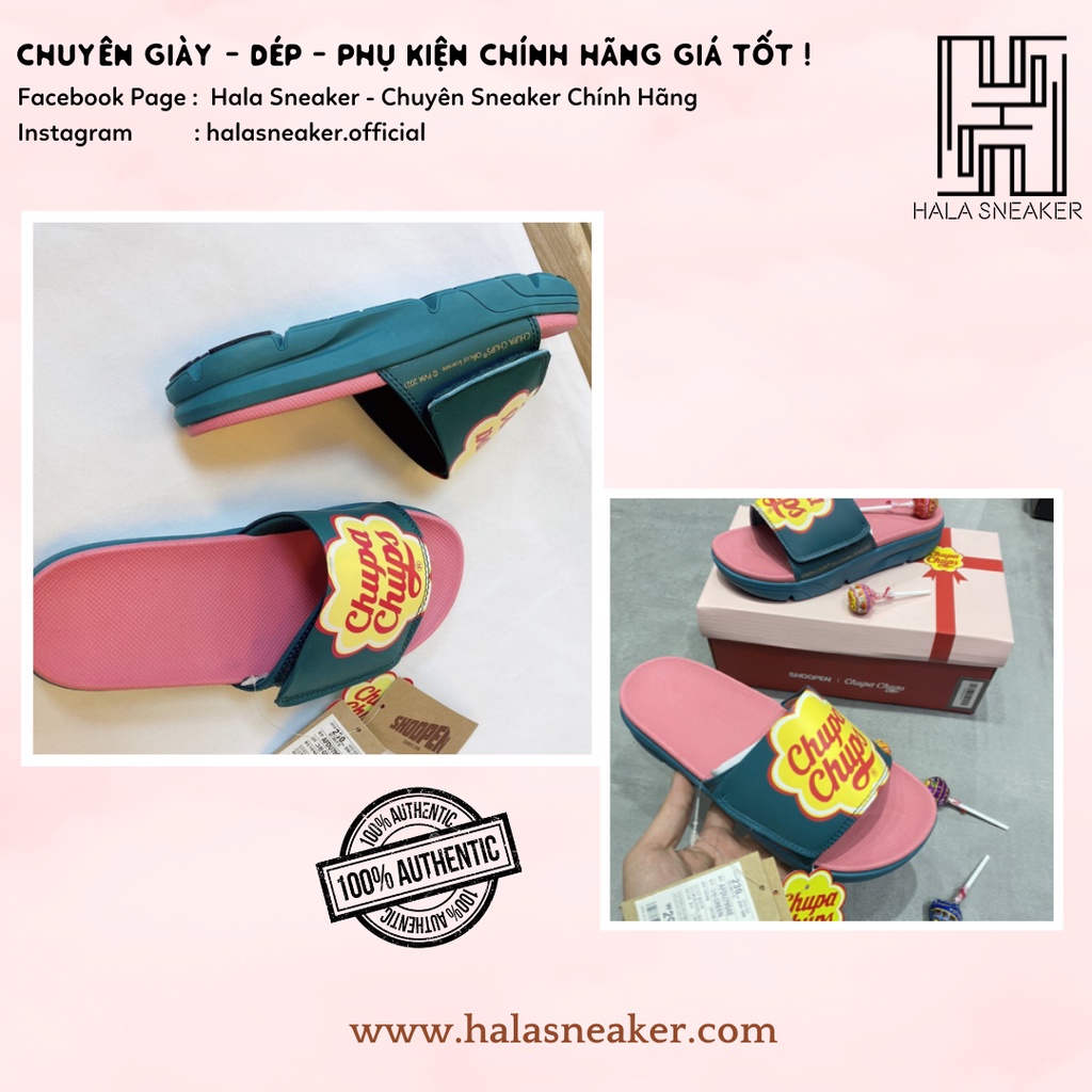 Dép Chính Hãng Shoopen X Chupa Chups - Dép Quai Ngang Authentic Slides - Hala Sneaker