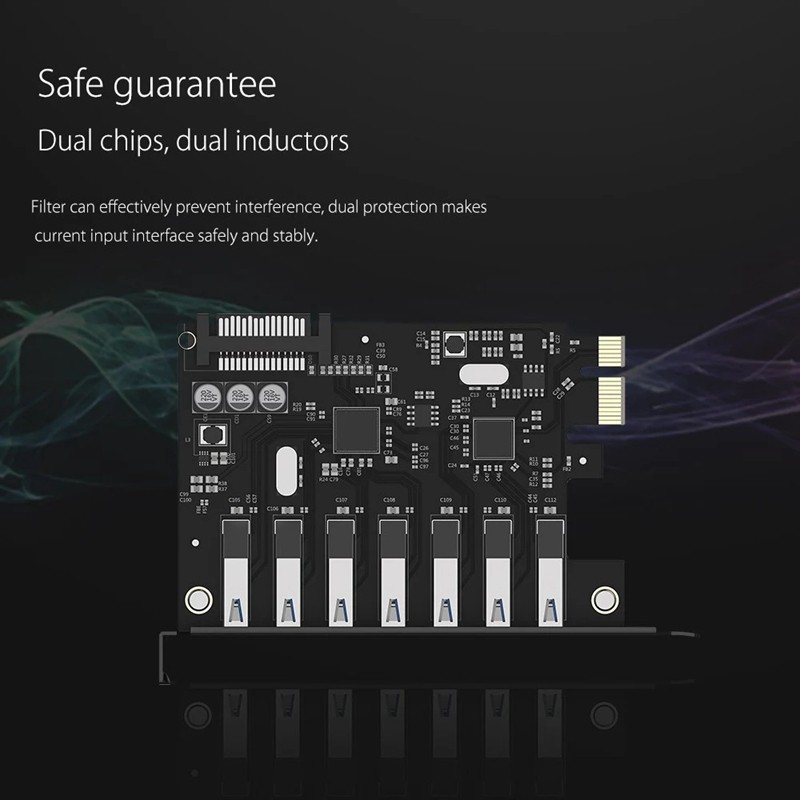 Card Mở Rộng Orico Pvu3-7U-V1 7 Cổng Usb3.0 Pci-E | BigBuy360 - bigbuy360.vn