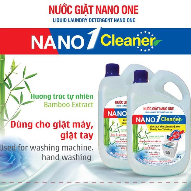 (CHÍNH HÃNG) Nước Giặt NANO SUZY 4KG - Chất Lượng NHẬT BẢN