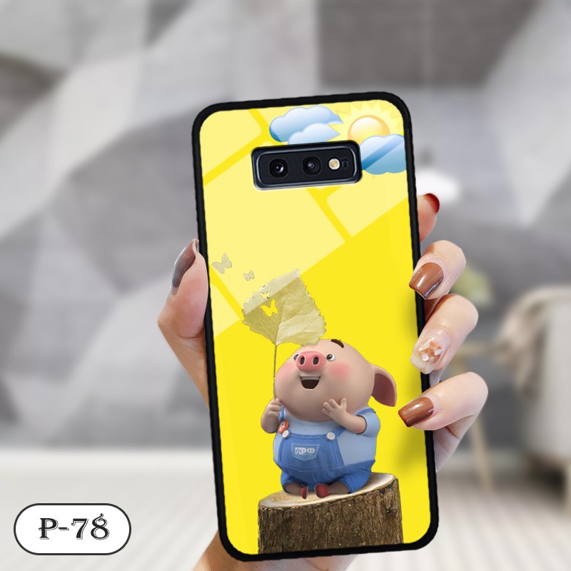 Ốp lưng kính 3D Samsung Galaxy S10e- hình cute