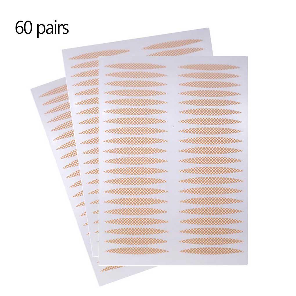 Set 1 / 2 / 3 / 5 Cặp Miếng Dán Kích Mí Vô Hình 60 # Dành Cho Nữ