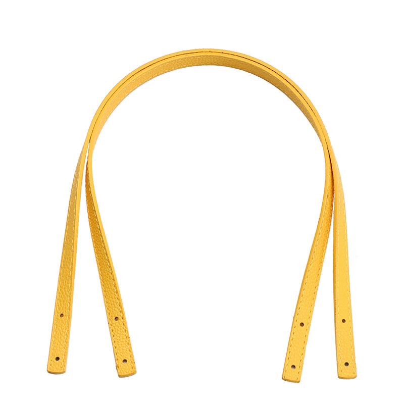 Dây đeo túi xách bằng da PU màu trơn 1.2cm