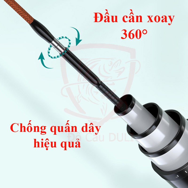 [TẶNG THÊM ĐỌT PHỤ ]Cần Câu Đơn , Cần Câu Tay JERO Ngọc Tỷ Ấn Vương 4H 5H 6H đủ size 3m6 - 6m3 cao cấp CC-13