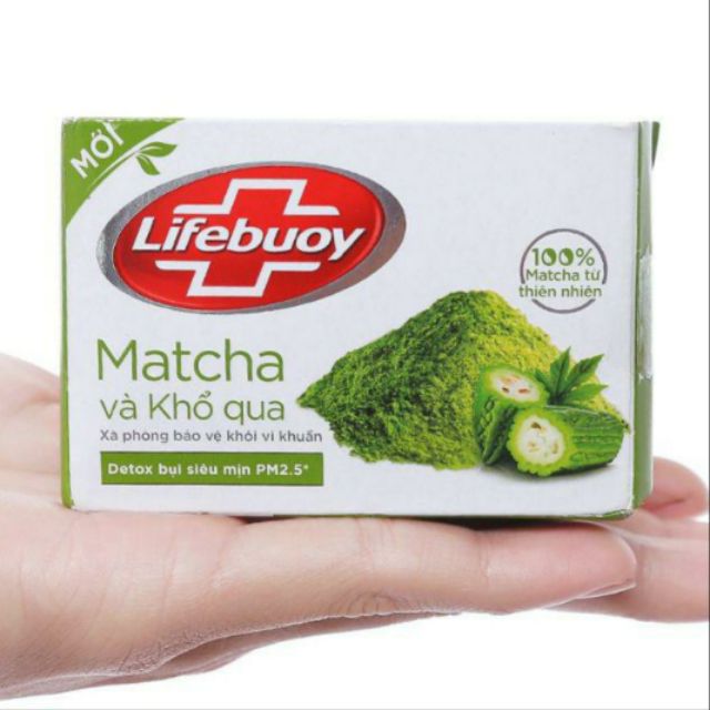 Xà Bông Cục Lifebuoy Matcha và Mật Ong 90g