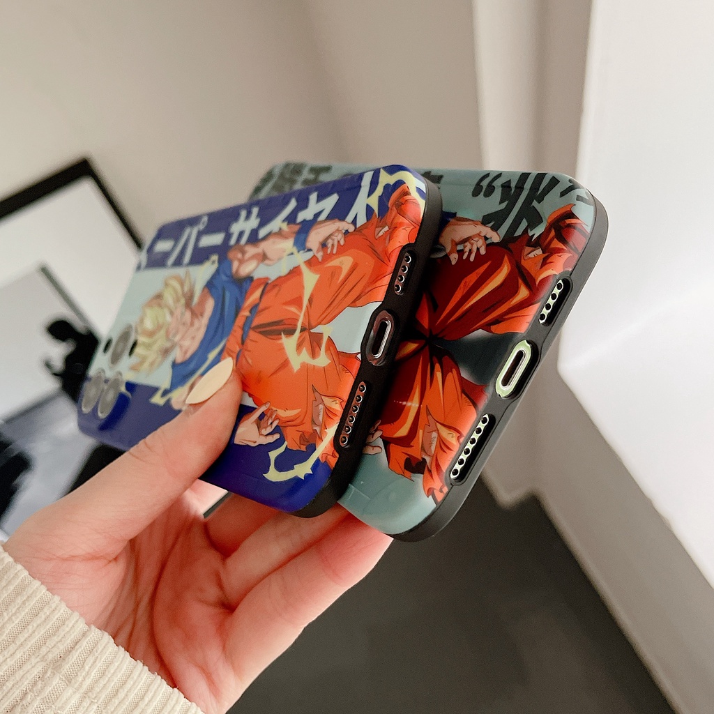 Ốp Điện Thoại Họa Tiết Dragon Ball Goku Cho iPhone13Pro iP12Pro XS iPhone11 12Promax 13Promax 11 12 13 7P