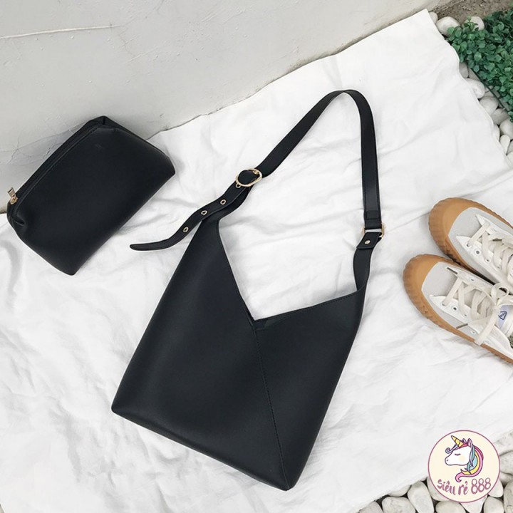 Túi Da Cut Out Tặng Kèm Túi Nhỏ Siêu Sang Chảnh