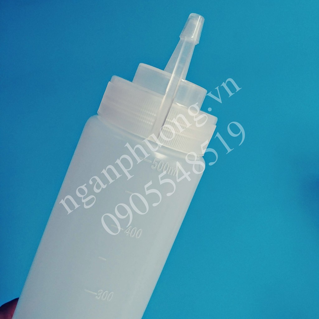 Bình nhựa đựng nước sốt 500ml