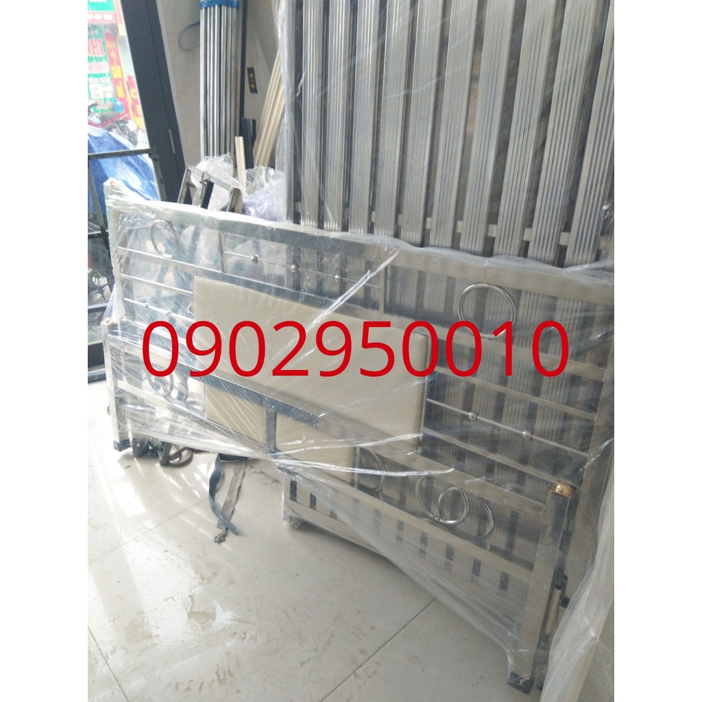Giường inox 1m8x2m cho người cao tuổi