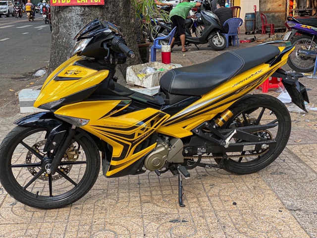 Tem Exciter 150 Malay vàng đen mới 2020