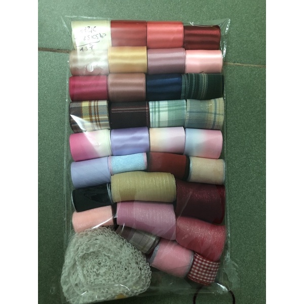 Set ruy băng làm DIY