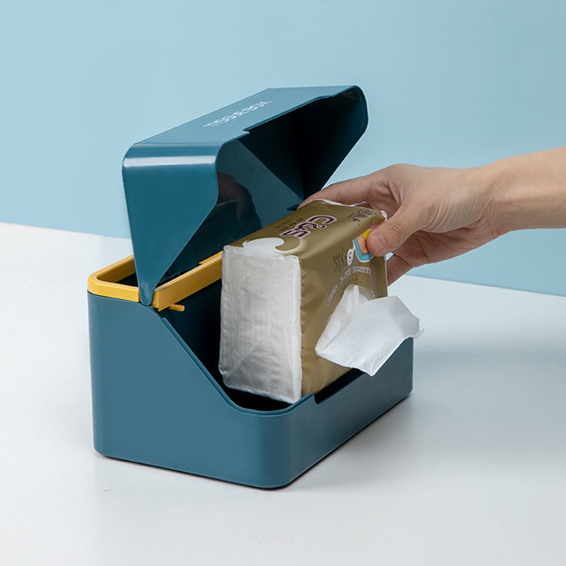 Hộp đựng khăn giấy đa năng thiết kế đơn giản dễ thương