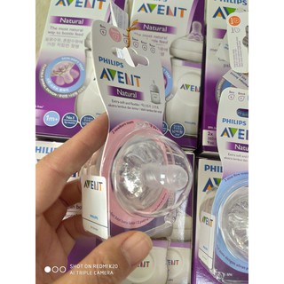 Núm ty Philips Avent natural cổ rộng