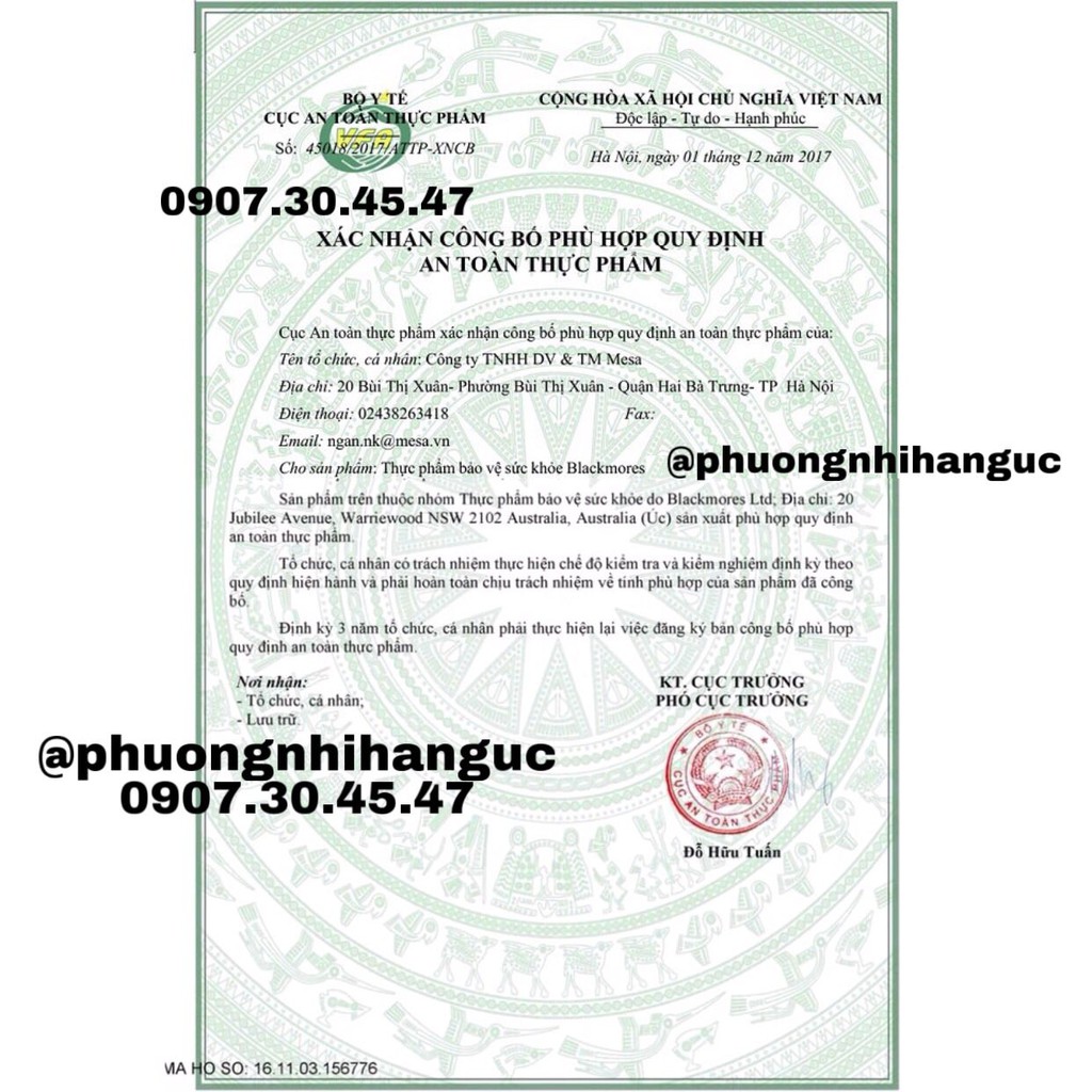 VIÊN UỐNG BỔ SUNG VITAMIN C BLACKMORES BIO C® 1000mg - FULL BILL MUA TẠI ÚC