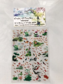 Sticker trang trí resin