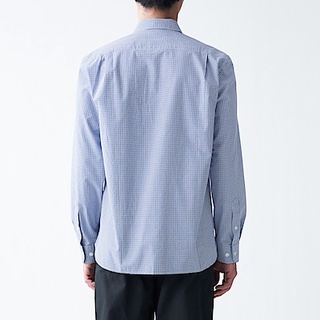 MUJI ÁO SƠ MI VẢI CA RÔ