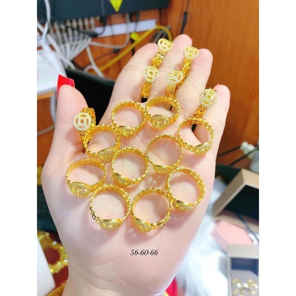 Nhẫn nữ mạ vàng