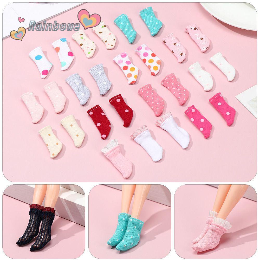Vớ Ren Cao Cấp Màu Sắc Cầu Vồng Dành Cho Búp Bê