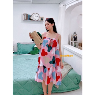 Đầm Bầu mặc nhà  style Hàn Quốc