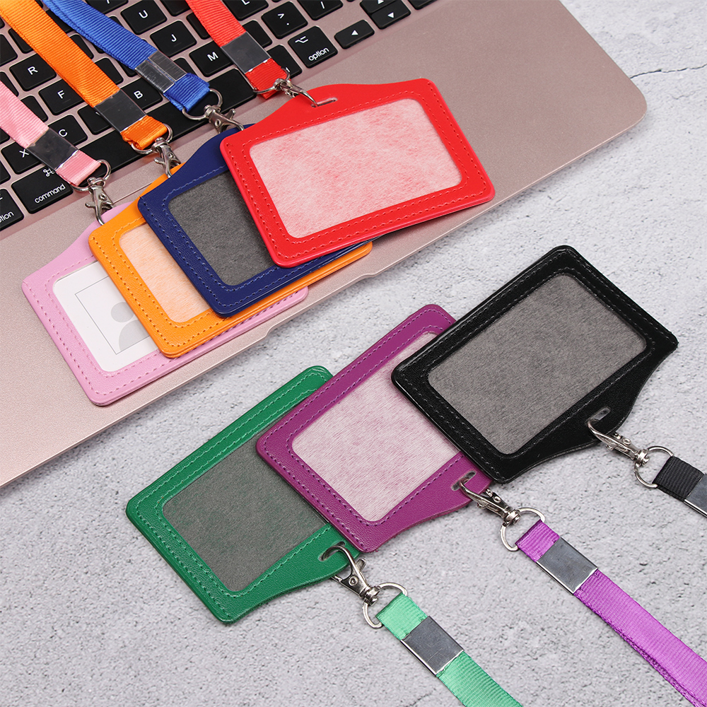 (Hàng Mới Về) Vỏ Đựng Thẻ Bằng Da Pu Nhiều Màu Thời Trang