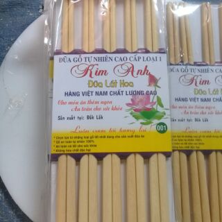 đũa gỗ tự nhiên cao cấp loại 1