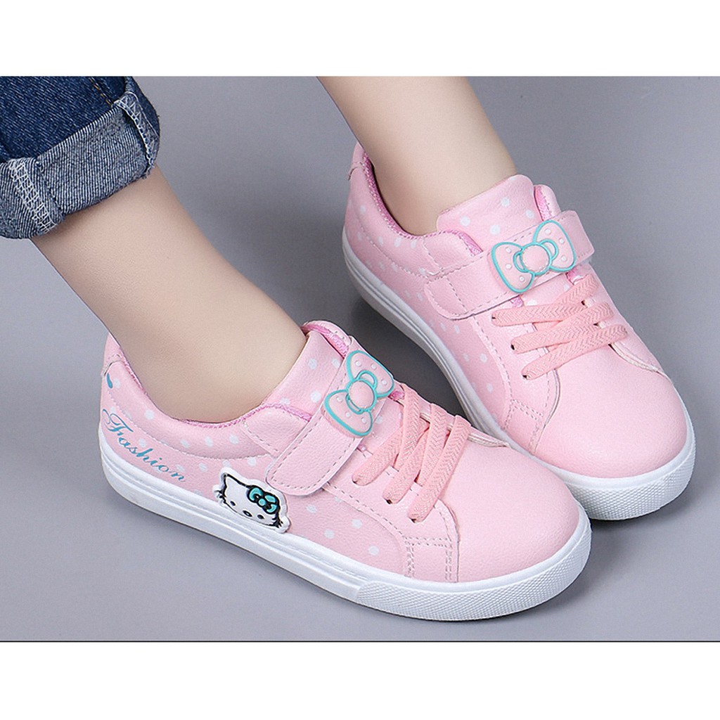 Giày thể thao Hello Kitti phong cách hàn quốc bé gái từ 4 - 13 tuổi - TT05H
