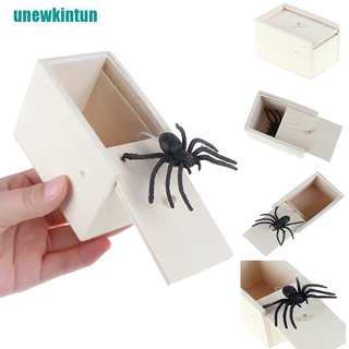 ❉Hộp Gỗ Nhện Giấu Trong Trường Hợp Trò Chơi Halloween