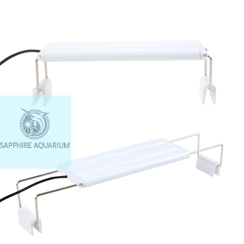 Đèn Bể Cá LED Máng Nhựa Ánh Sáng Trắng Và Đổi Màu RWB 20-60cm