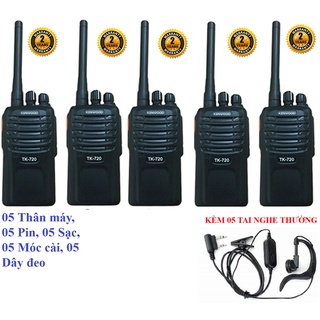 Bộ 5 bộ đàm cầm tay kenwood tk720