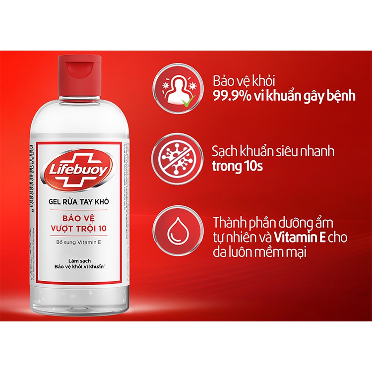 Gel Rửa Tay Khô Lifebuoy 235ml