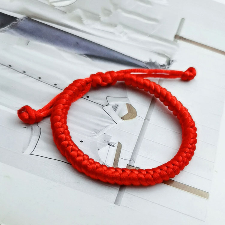 Vòng Đeo Tay Thắt Nơ Đỏ Bằng Tay Hình Động Vật Dành Cho Cặp Đôi