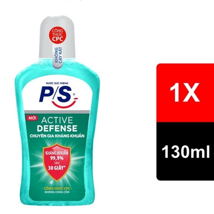 Nước súc miệng P/S Pro Complete 500ml/130ml