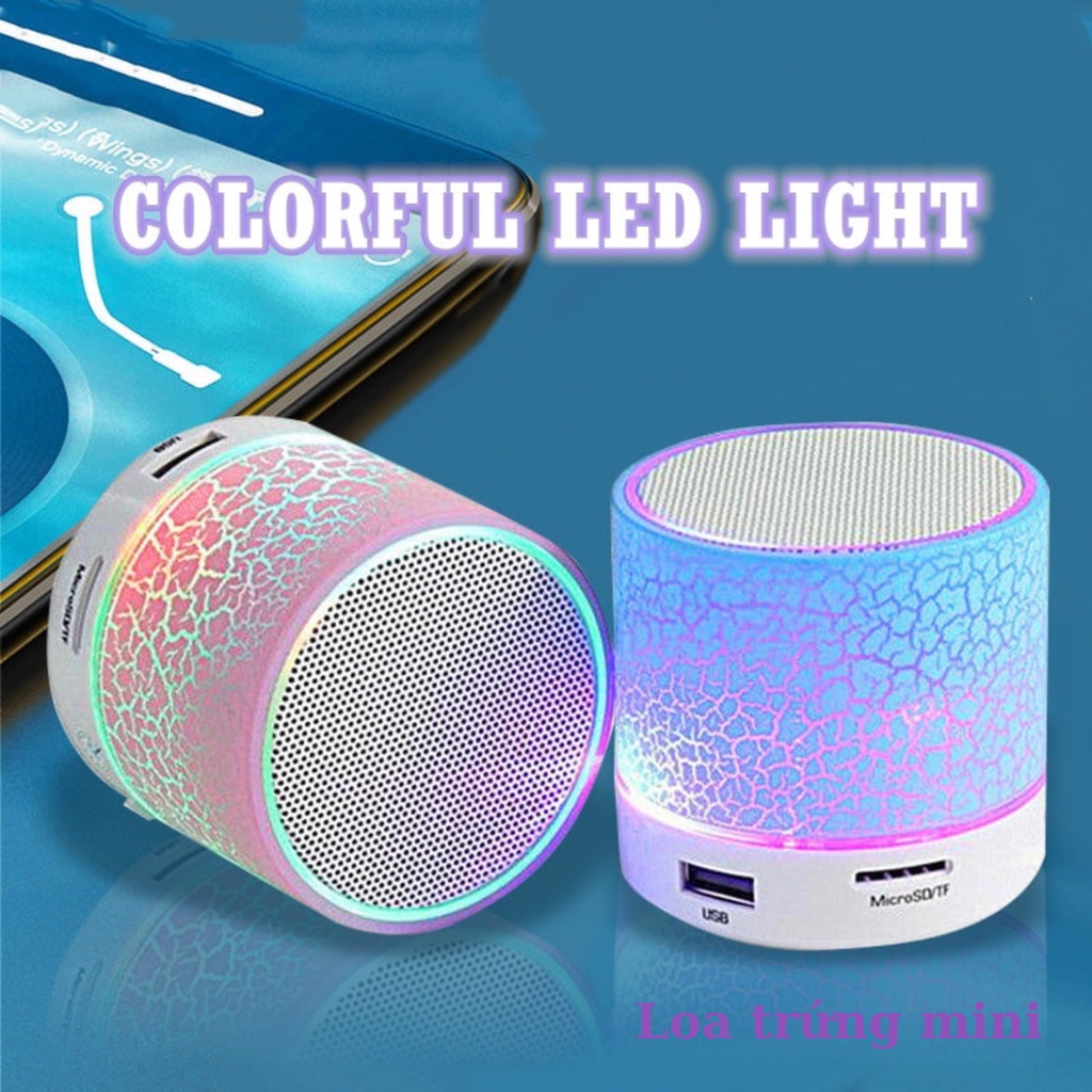 Loa Bluetooth Mini Loa Trứng Nhấp Nháy Thiết Kế Đơn Giản Thích Hợp Để Bàn