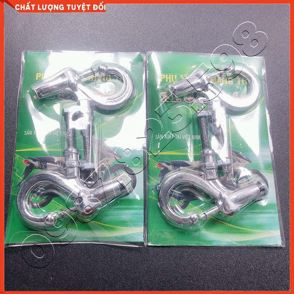 Bộ 2 Móc Treo Đồ Inox Gắn 2 Bên Xe Máy