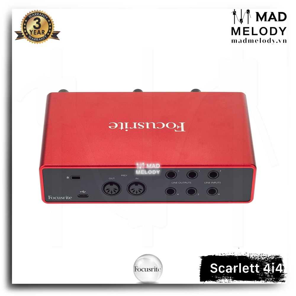 Focusrite Scarlett 4i4 USB Audio Interface