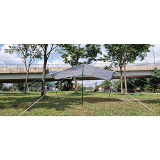 Hexa Tarp 4,4m × 4m + bộ trụ 2m (chống thấm mưa)