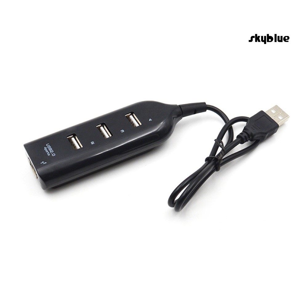 Bộ Chia 4 Cổng USB 2.0 Tốc Độ Cao Cho PC / Laptop