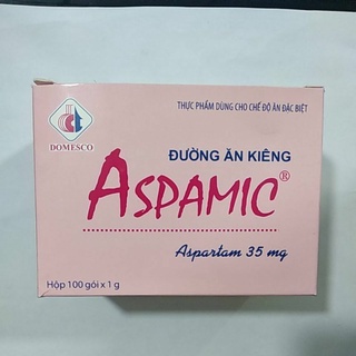 Đường Ăn Kiêng _ ASPAMIC ( dành cho người tiểu đường)  hộp 100gói x 1g
