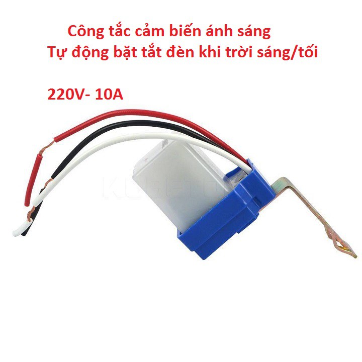 Công tắc cảm biến ánh sáng tự động bật tắt đèn khi trời sáng tối AS10 220V 10A