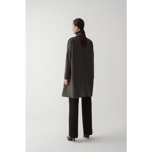 Áo choàng khoác dạ nữ dáng dài ÀTOUS HARRIS chất vải dày dặn giữ ấm tốt thiết kế trẻ trung hiện đại