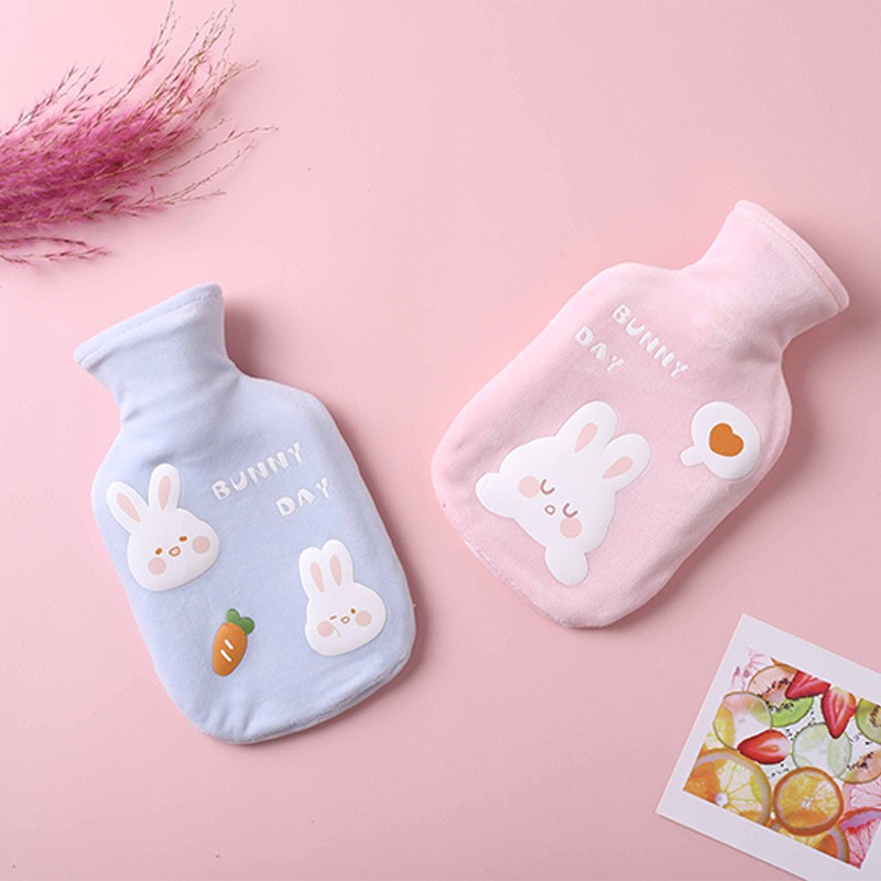 Túi chườm nóng đau bụng kinh PUHA 350ml, túi chườm ấm sưởi nóng giữ nhiệt 2h giảm đau bụng hiệu quả