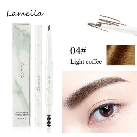 (hàng Mới Về) Chì Kẻ Lông Mày Hai Đầu Vỏ Họa Tiết Đá Cẩm Thạch Lml-lameila 801 | BigBuy360 - bigbuy360.vn