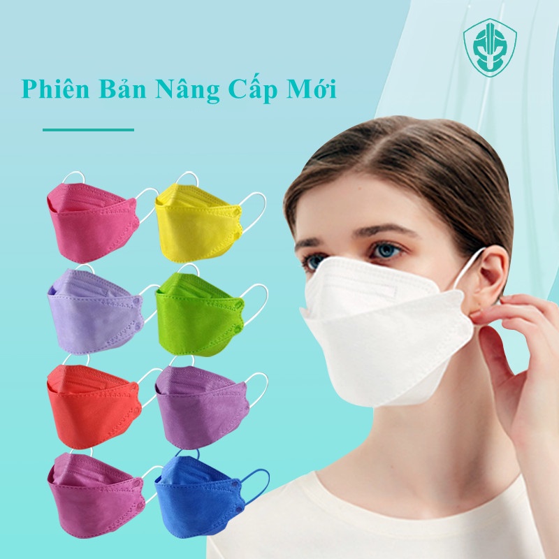 【GIAO NGAY】Sét 10 Khẩu Trang 4D Nam Nữ KF94 Cao Cấp sản xuất theo công nghệ tiêu chuẩn Quốc Tế mới nhất