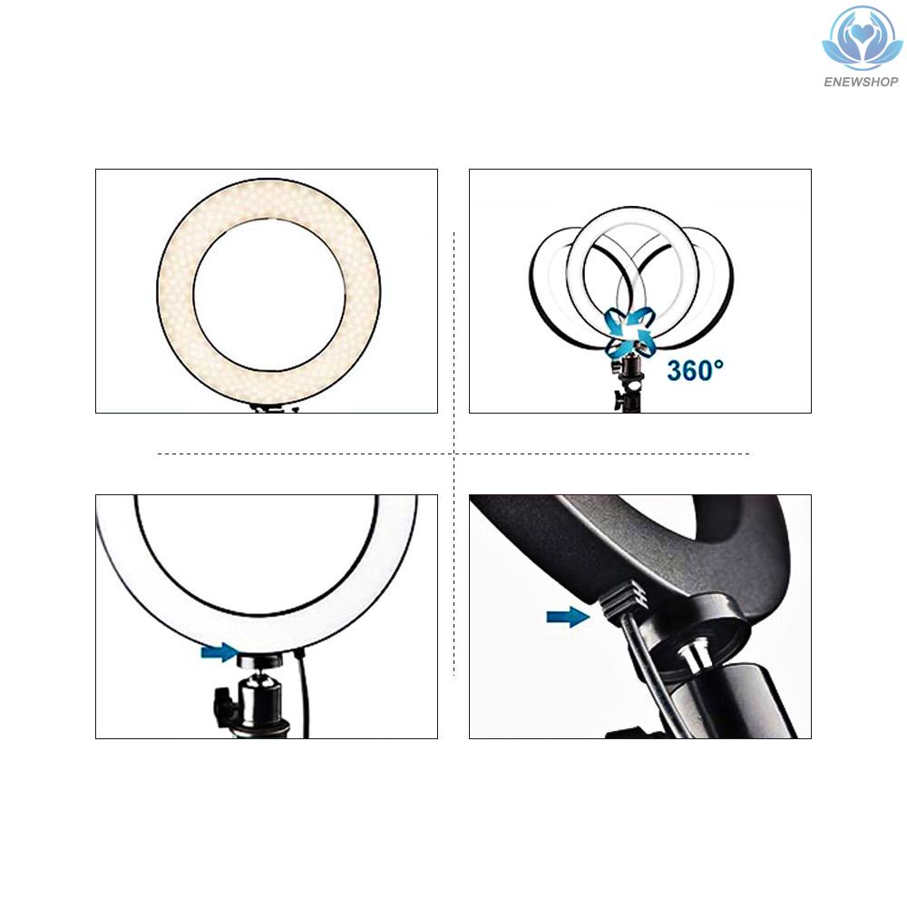 Vòng Đèn Led 20cm Kèm Giá Đỡ Ba Chân Có Thể Gập Lại Hỗ Trợ Chụp Ảnh / Trang Điểm | BigBuy360 - bigbuy360.vn